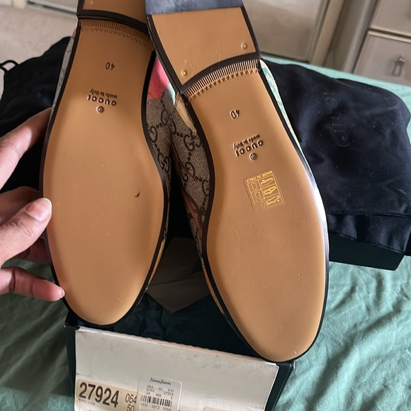 Gucci Leather Mules with patterns of leaves - Picture 4 of 5